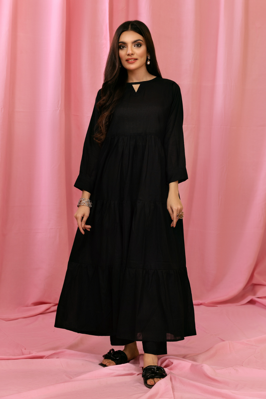 2 PC Stitched | Basic Cotton Shirt + Trouser