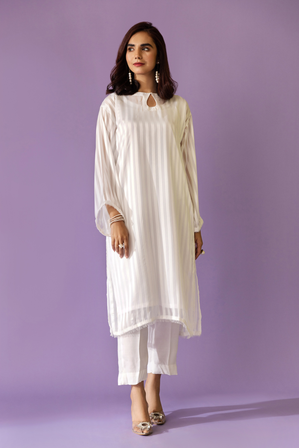 2 PC Stitched | Slub Linning Shirt  + Trouser