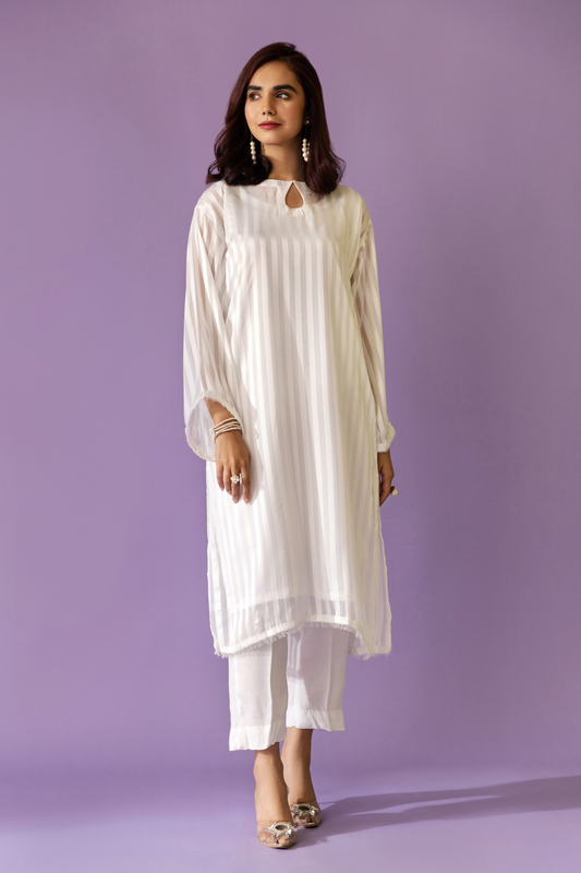 2 PC Stitched | Slub Linning Shirt  + Trouser