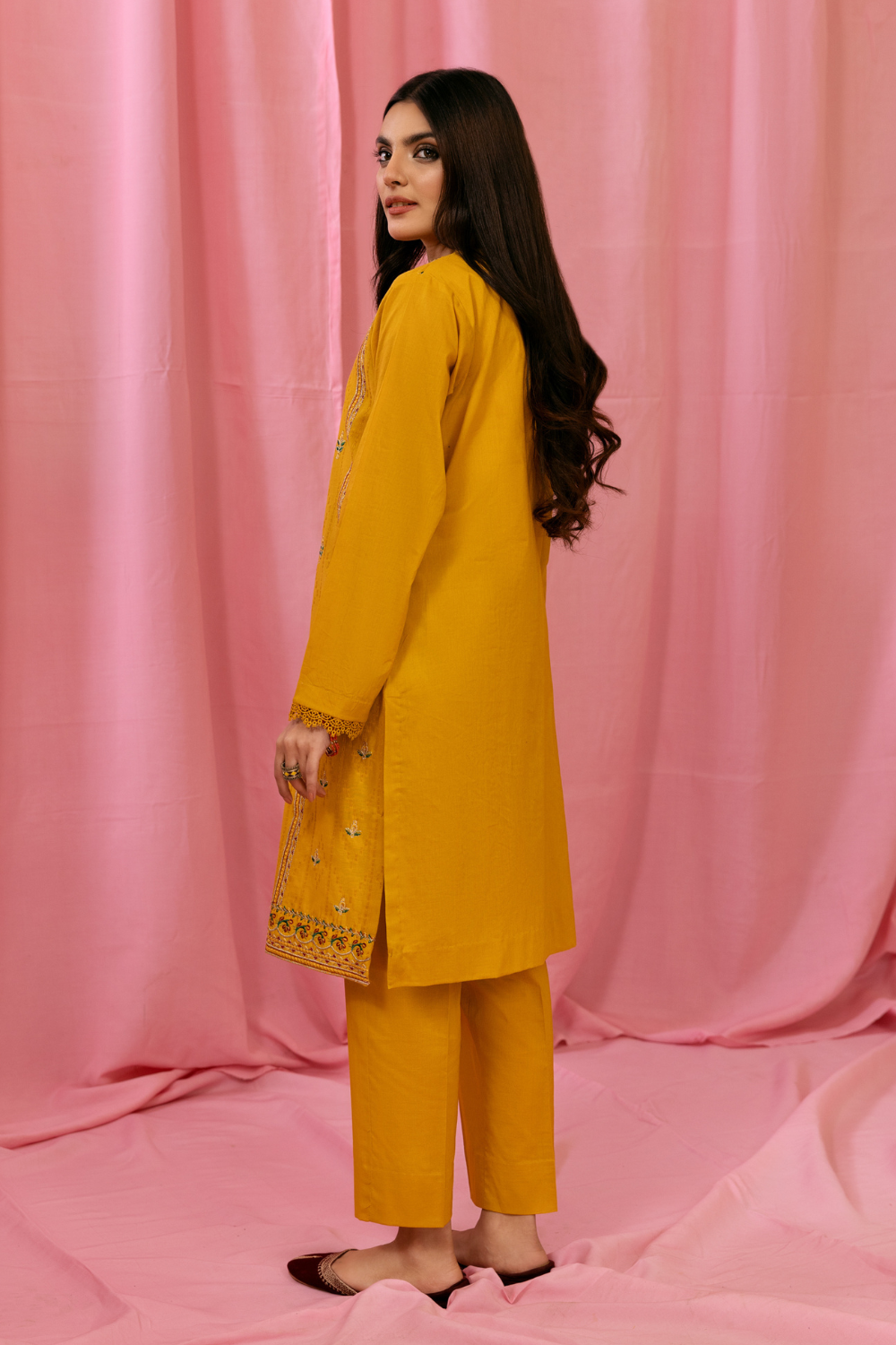 2 PC Stitched | Embroidered Jacquard Shirt + Trouser