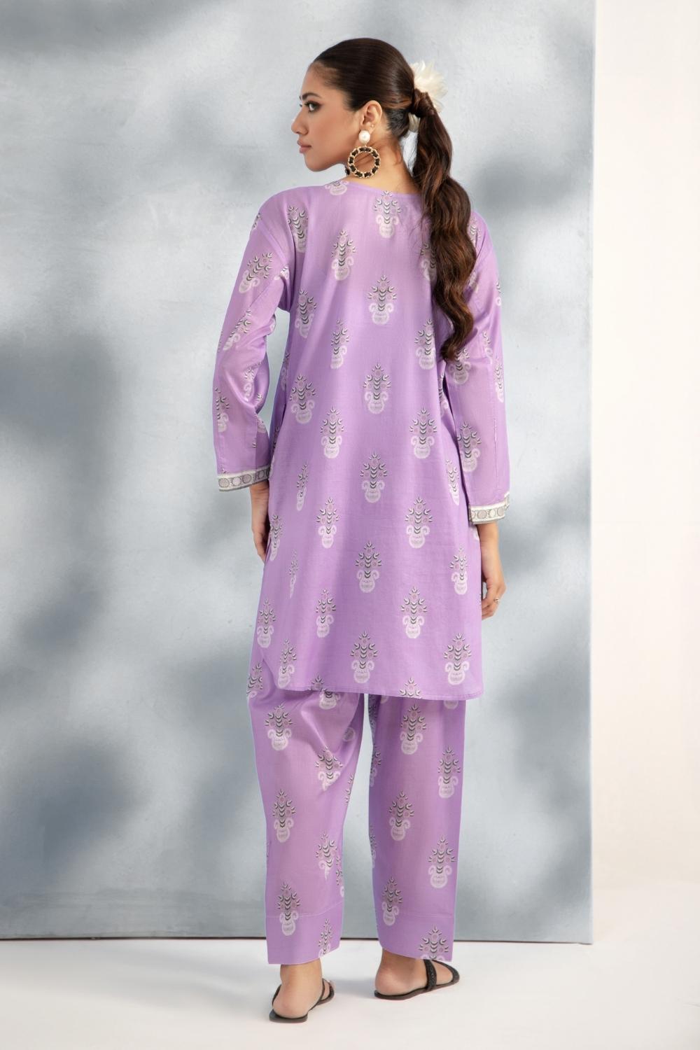 2 PC Stitched | Printed Lawn Shirt + Trouser