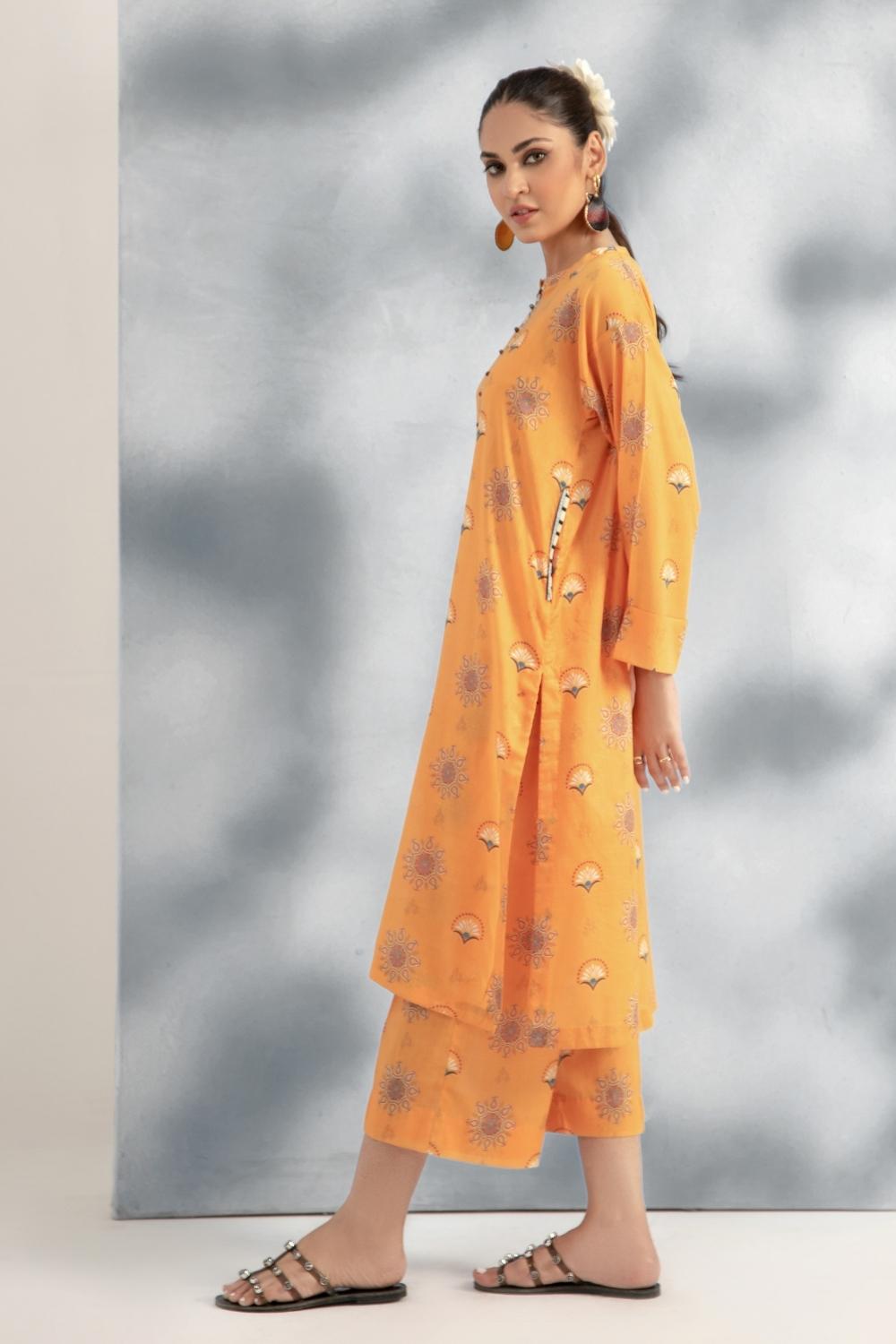 2 PC Stitched | Printed Lawn Shirt + Trouser