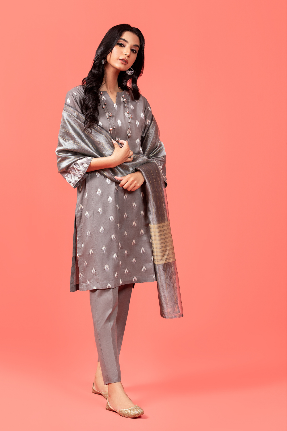 3 PC Stitched | Embroidered Lawn Suit