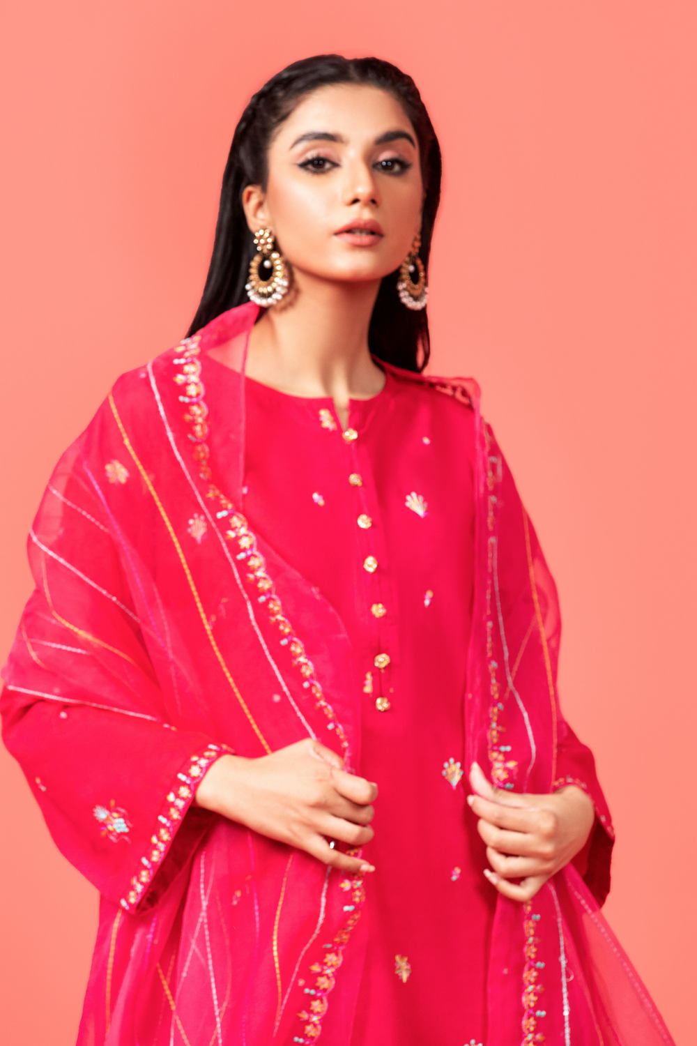 3 PC Stitched | Embroidered Lawn Suit