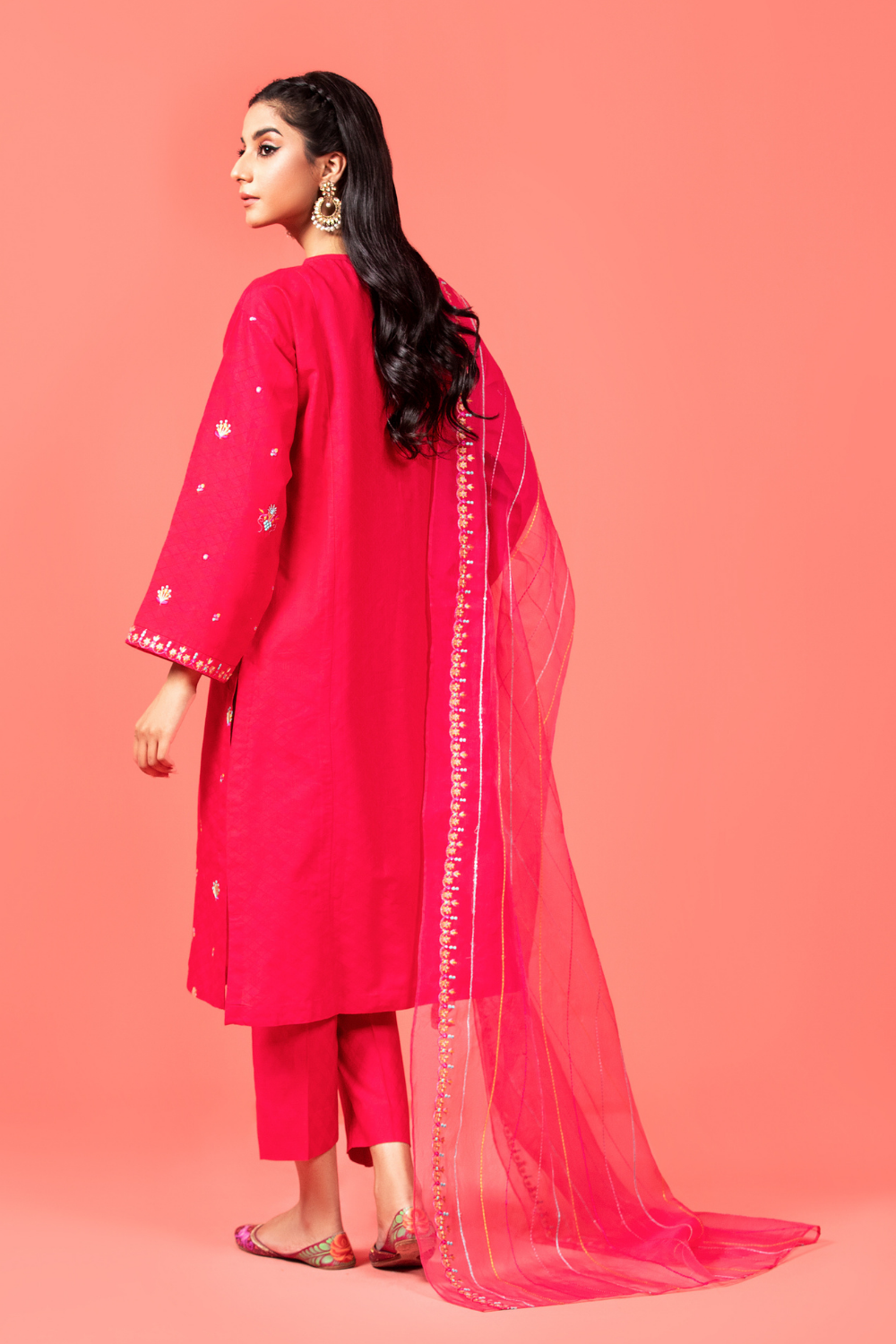 3 PC Stitched | Embroidered Lawn Suit