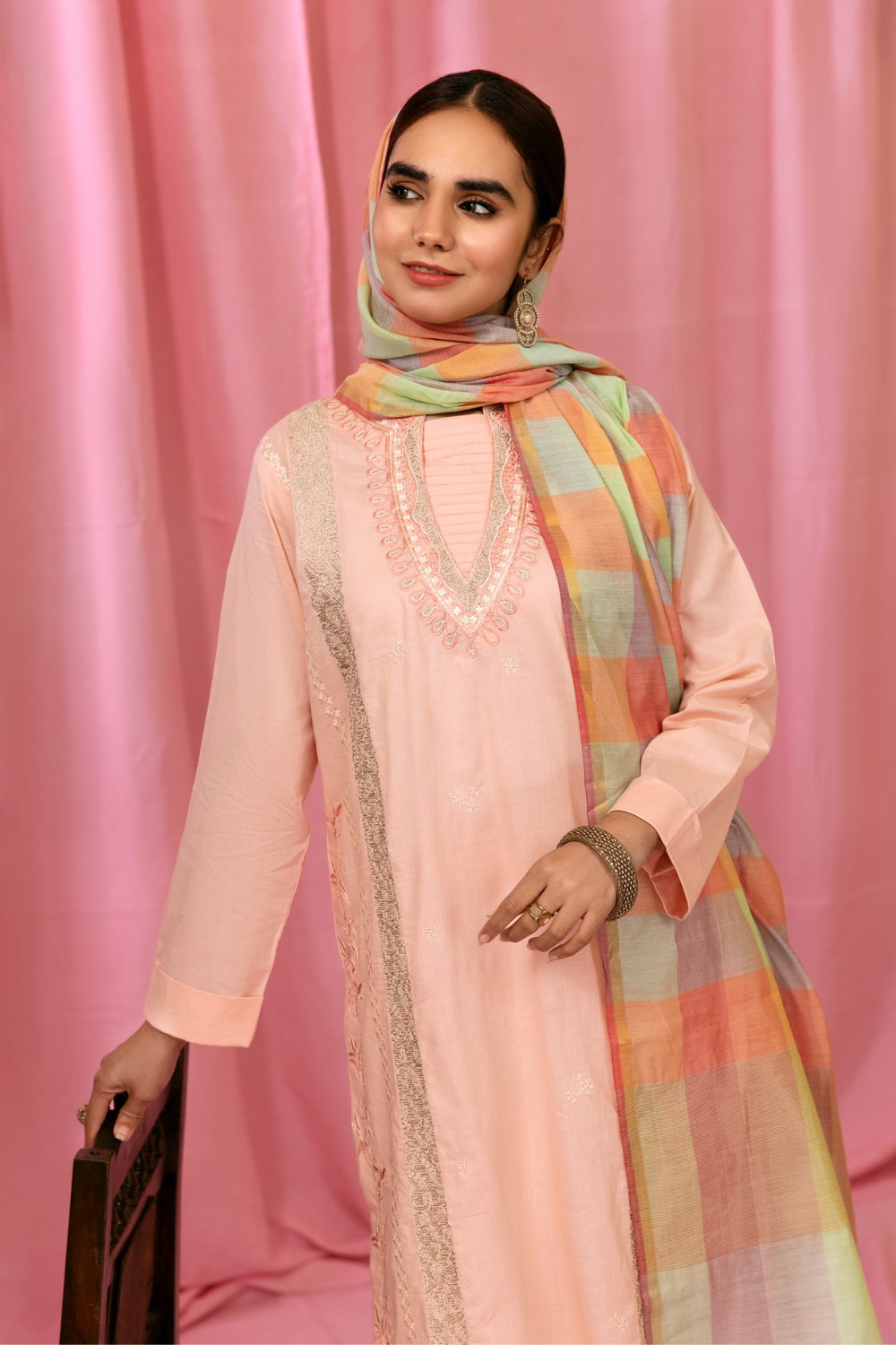 3 PC Stitched | Embroidered Lawn Suit