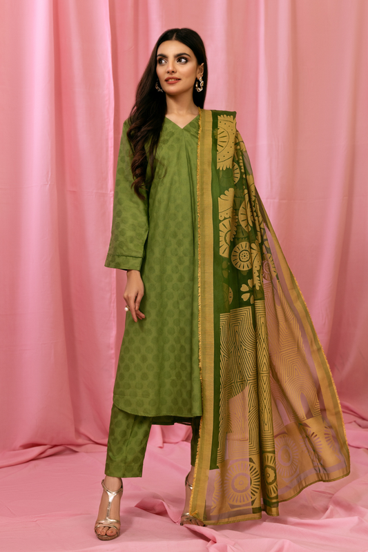 3 PC Stitched | Printed Lawn Suit