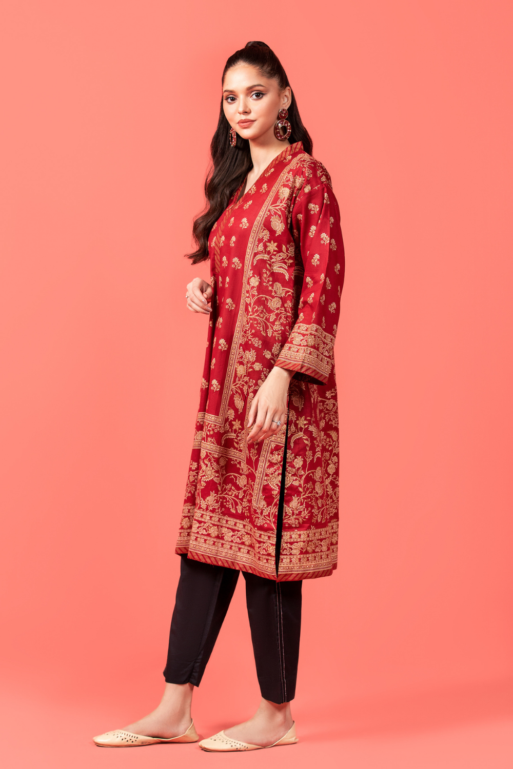 1 PC Stitched | Printed Lawn Shirt