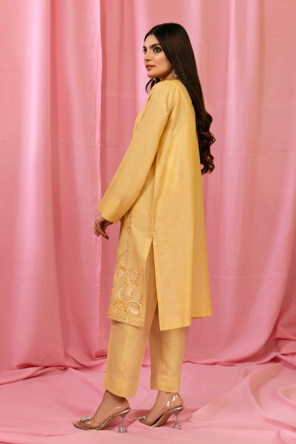 1 PC Stitched | Embroidered Jacquard Lawn Shirt