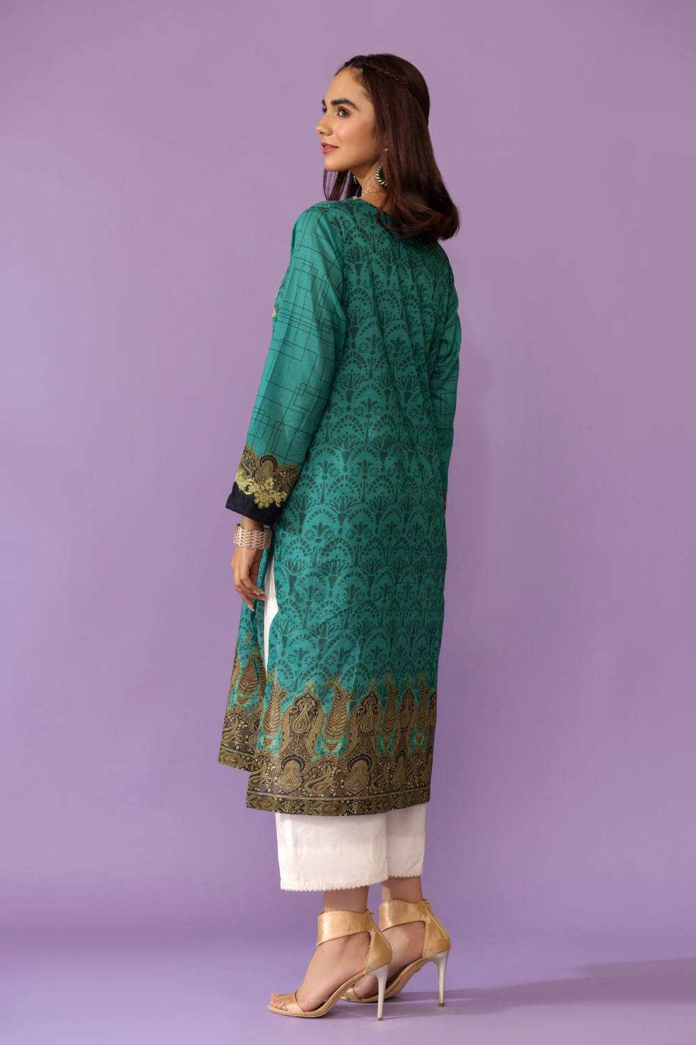 1 PC Stitched | Embroidered Lawn Shirt