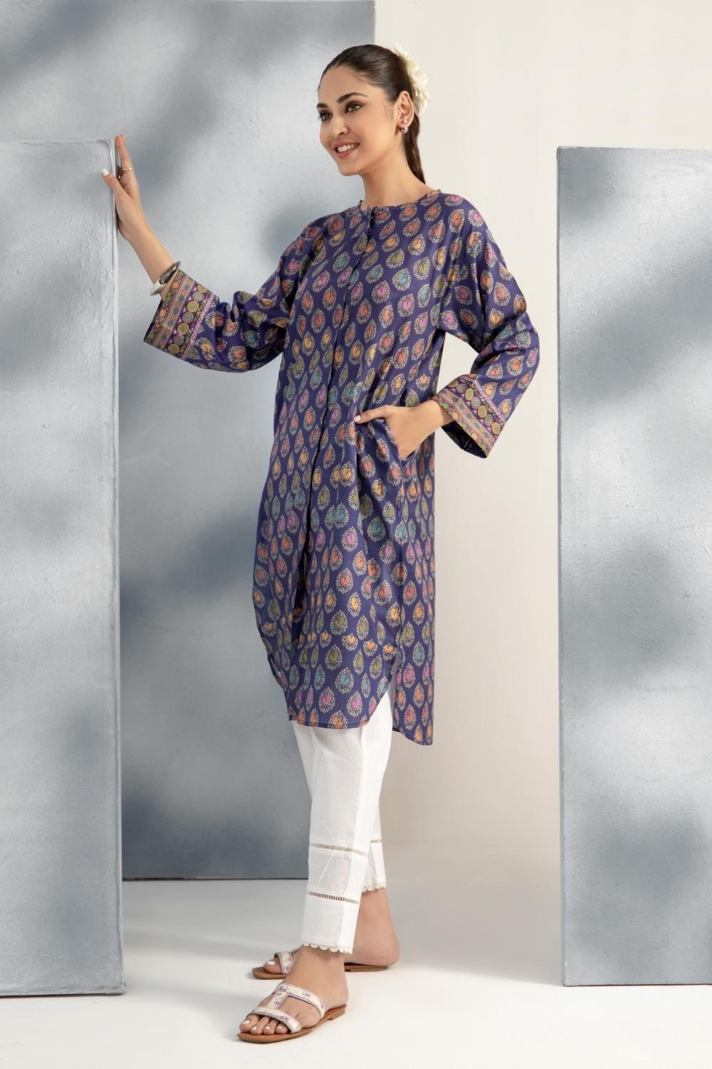 1 PC Stitched | Printed Lawn Shirt