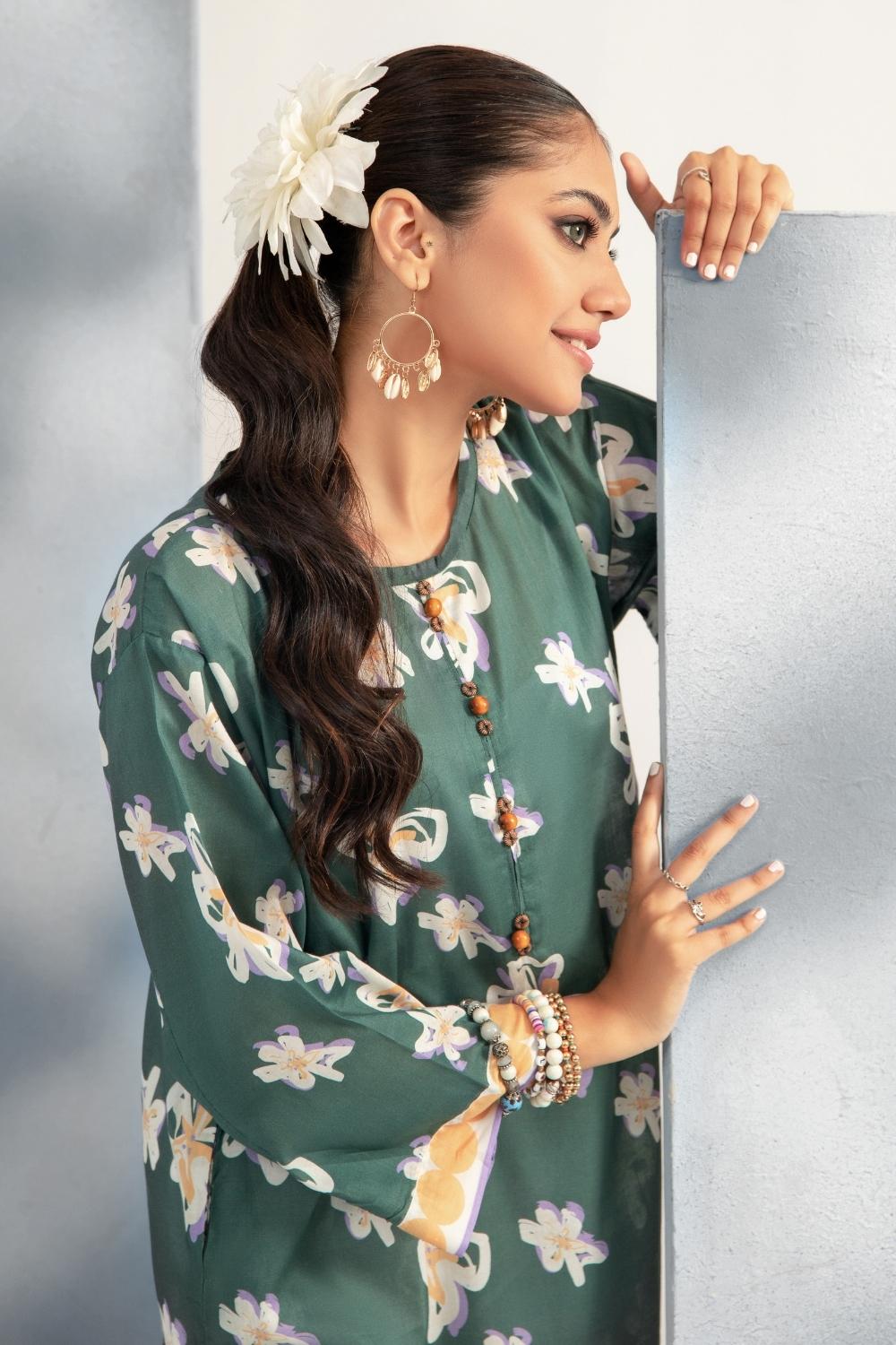 1 PC Stitched | Printed Lawn Shirt