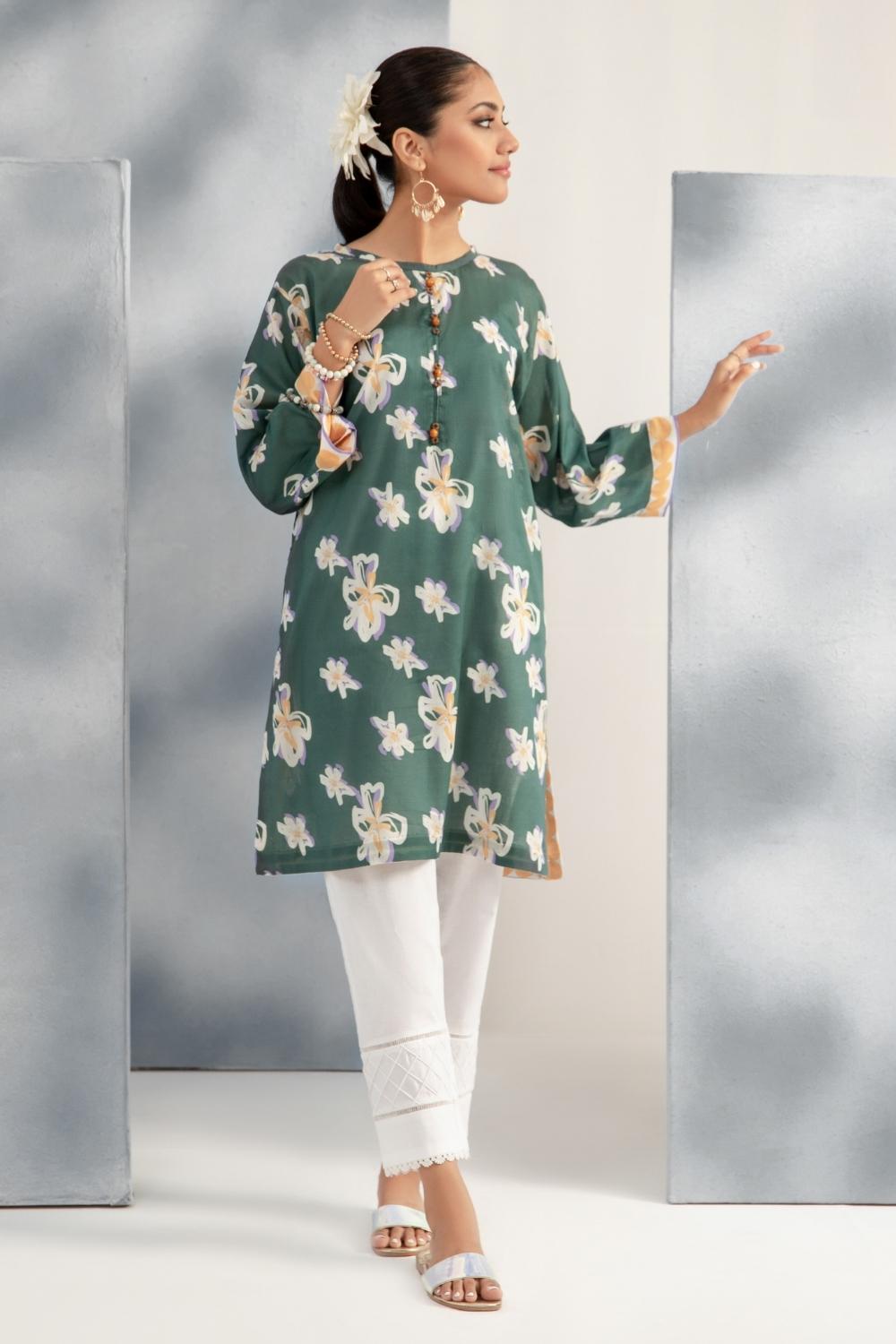 1 PC Stitched | Printed Lawn Shirt