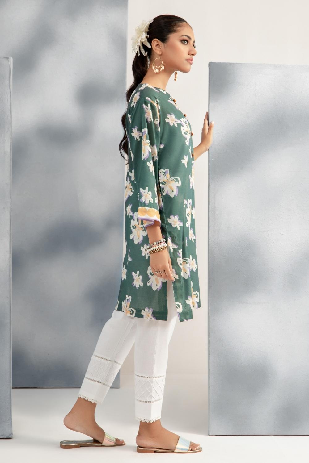 1 PC Stitched | Printed Lawn Shirt