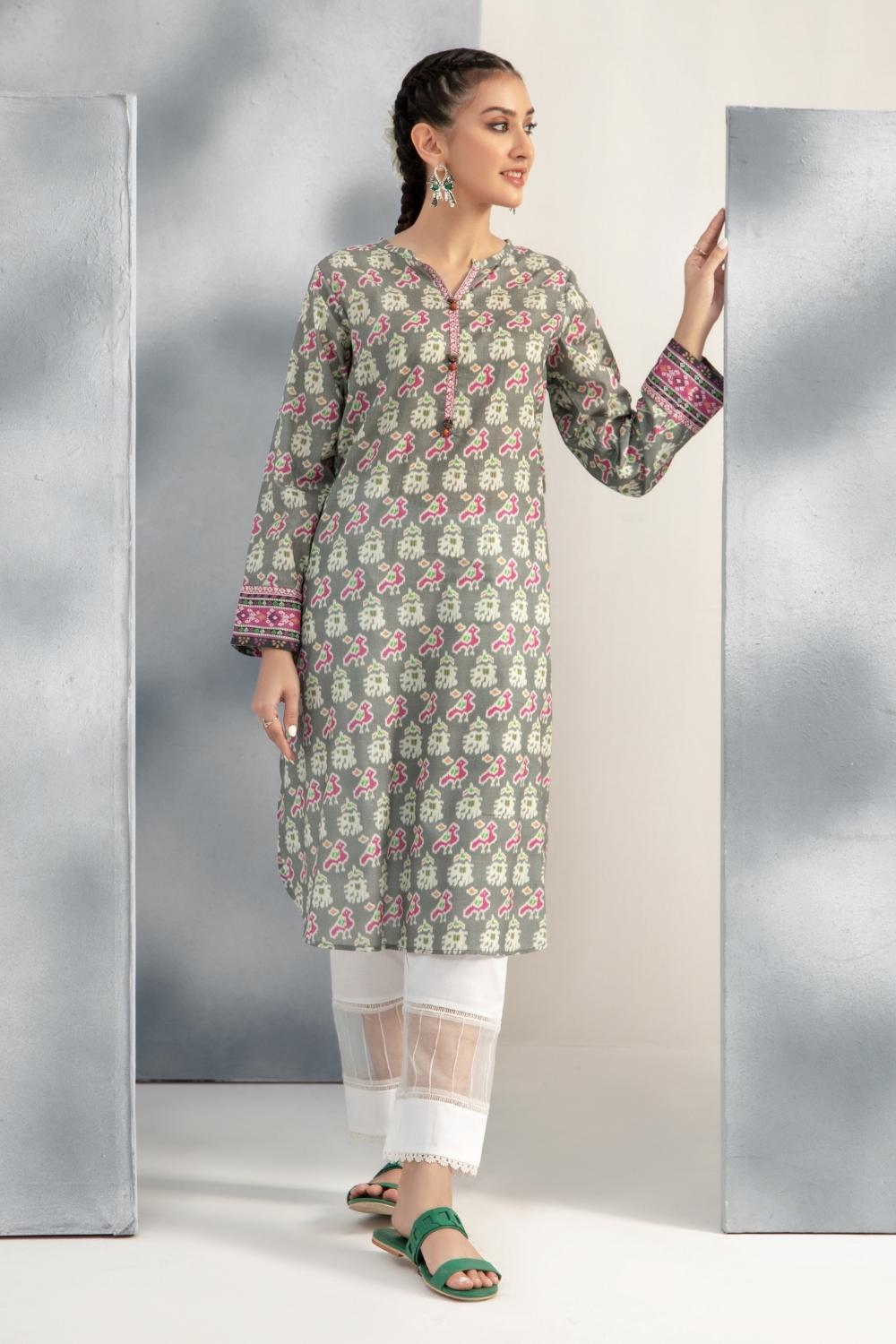 1 PC Stitched | Printed Lawn Shirt