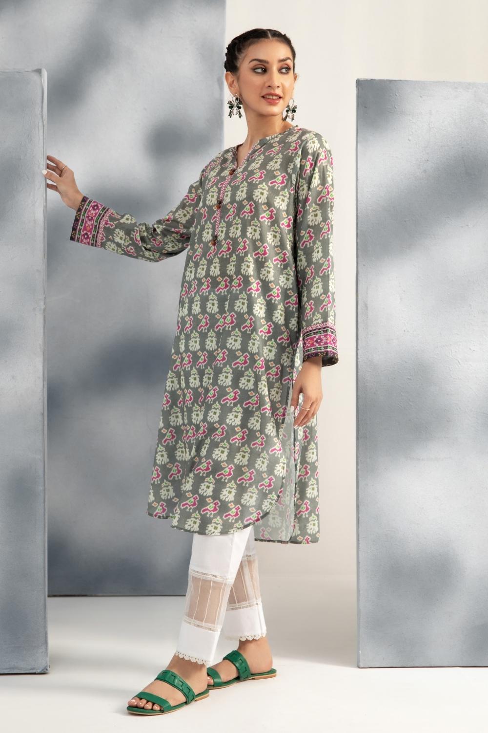 1 PC Stitched | Printed Lawn Shirt