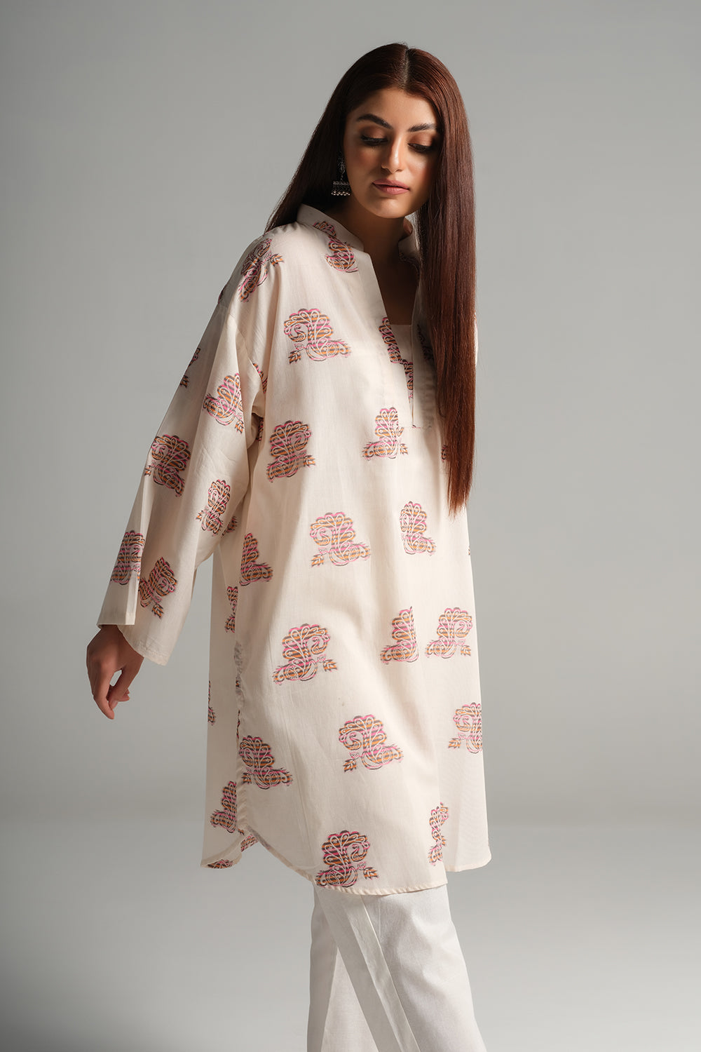 1 PC Stitched Jacquard Shirt