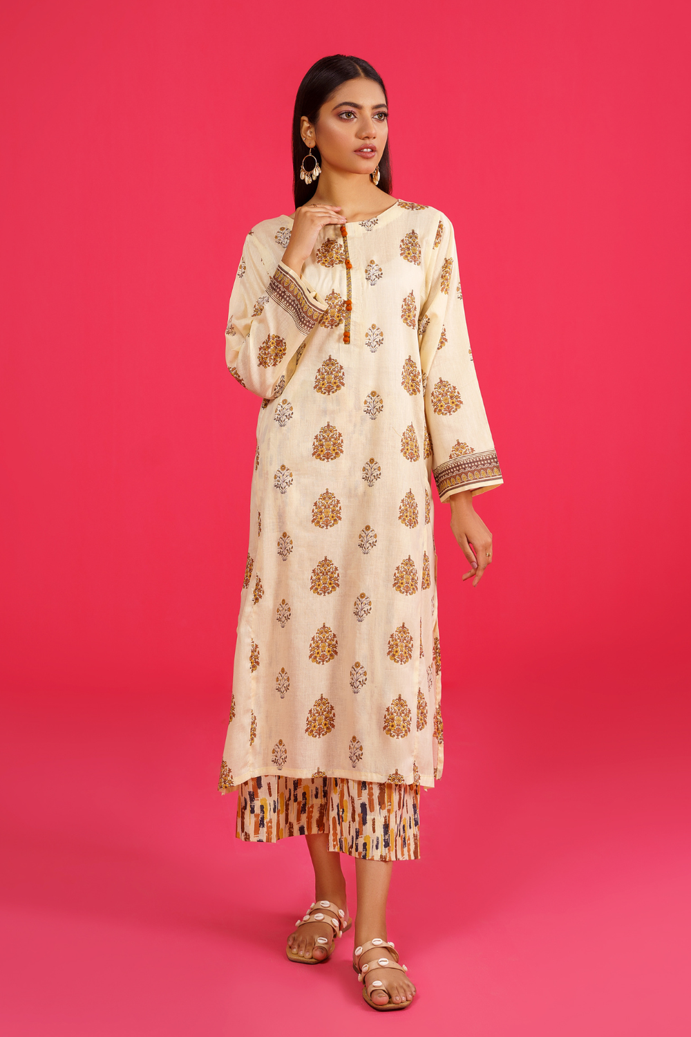 2 PC Unstitched | Printed Lawn Shirt + Trouser