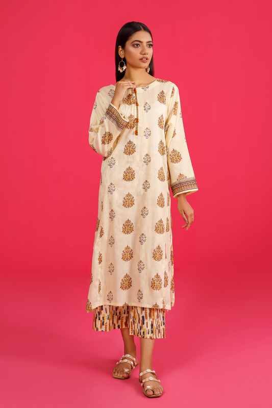 2 PC Unstitched | Printed Lawn Shirt + Trouser