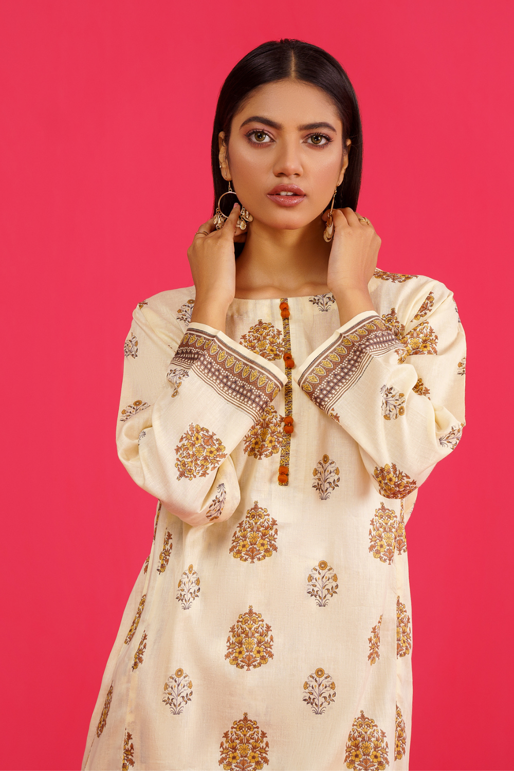 2 PC Unstitched | Printed Lawn Shirt + Trouser