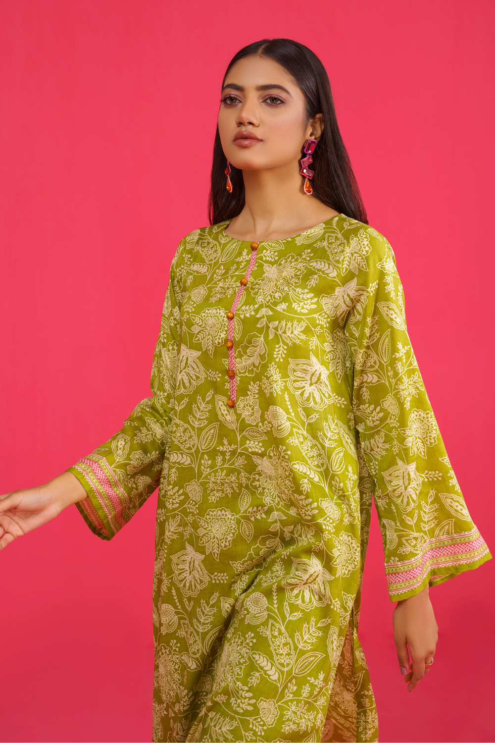 2 PC Unstitched | Printed Lawn Shirt + Trouser