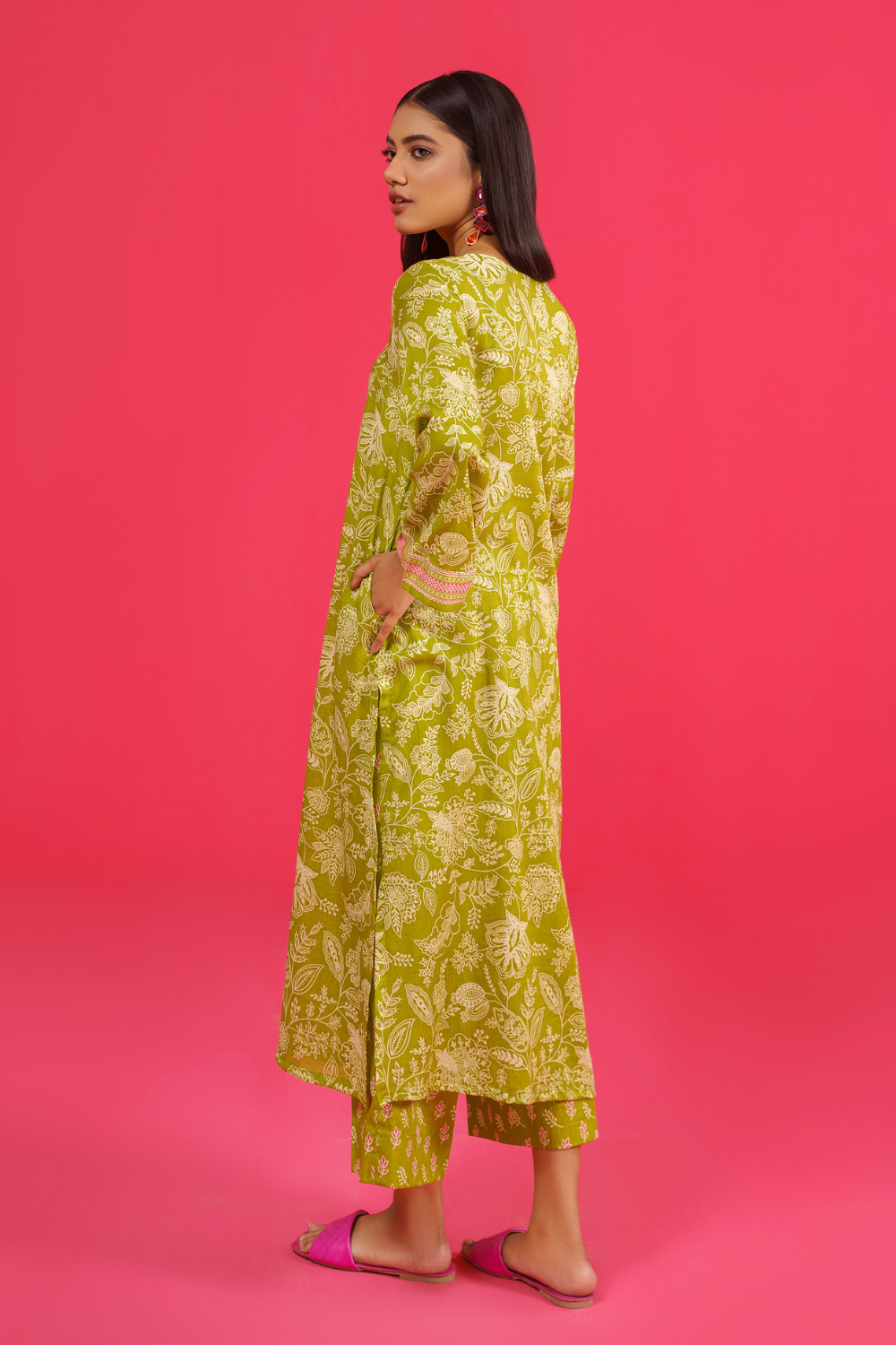 2 PC Unstitched | Printed Lawn Shirt + Trouser