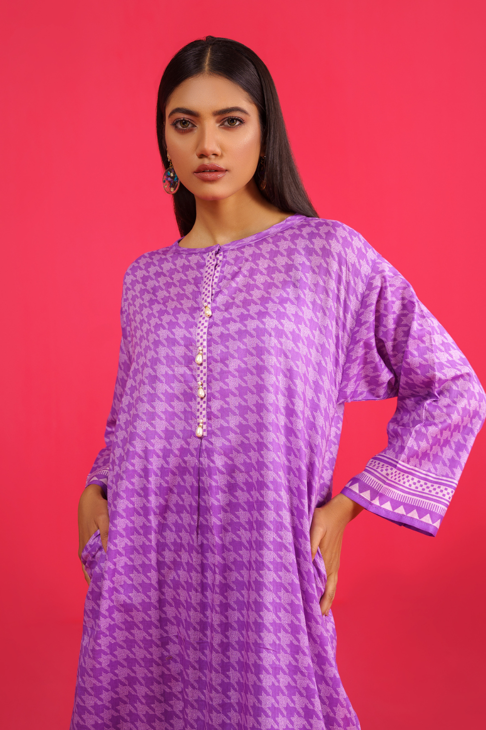 2 PC Unstitched | Printed Lawn Shirt + Trouser