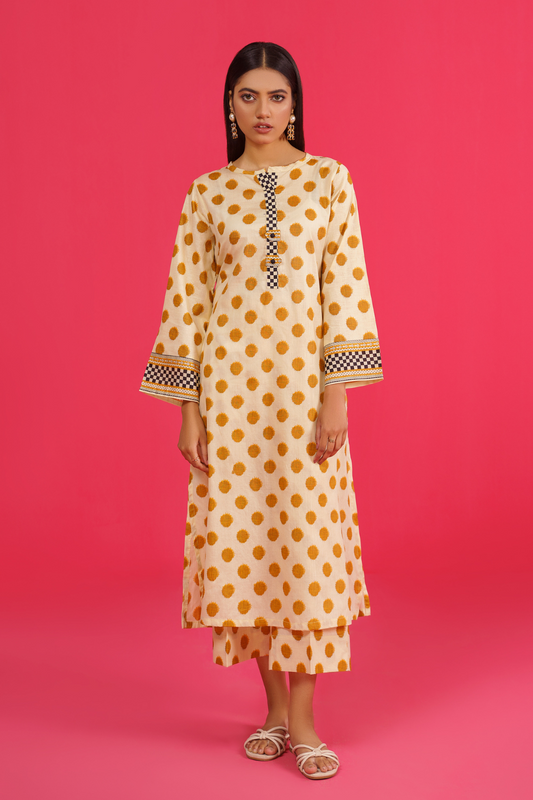 2 PC Unstitched | Printed Lawn Shirt + Trouser