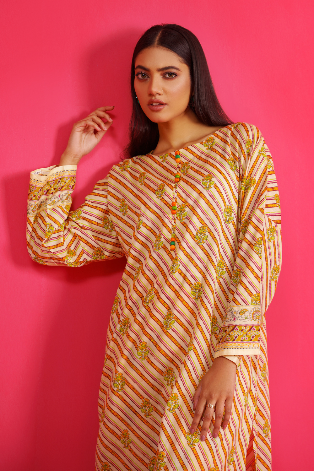 2 PC Unstitched | Printed Lawn Shirt + Trouser