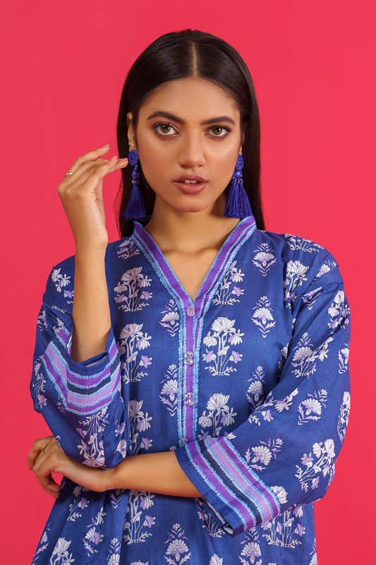 2 PC Unstitched | Printed Lawn Shirt + Trouser