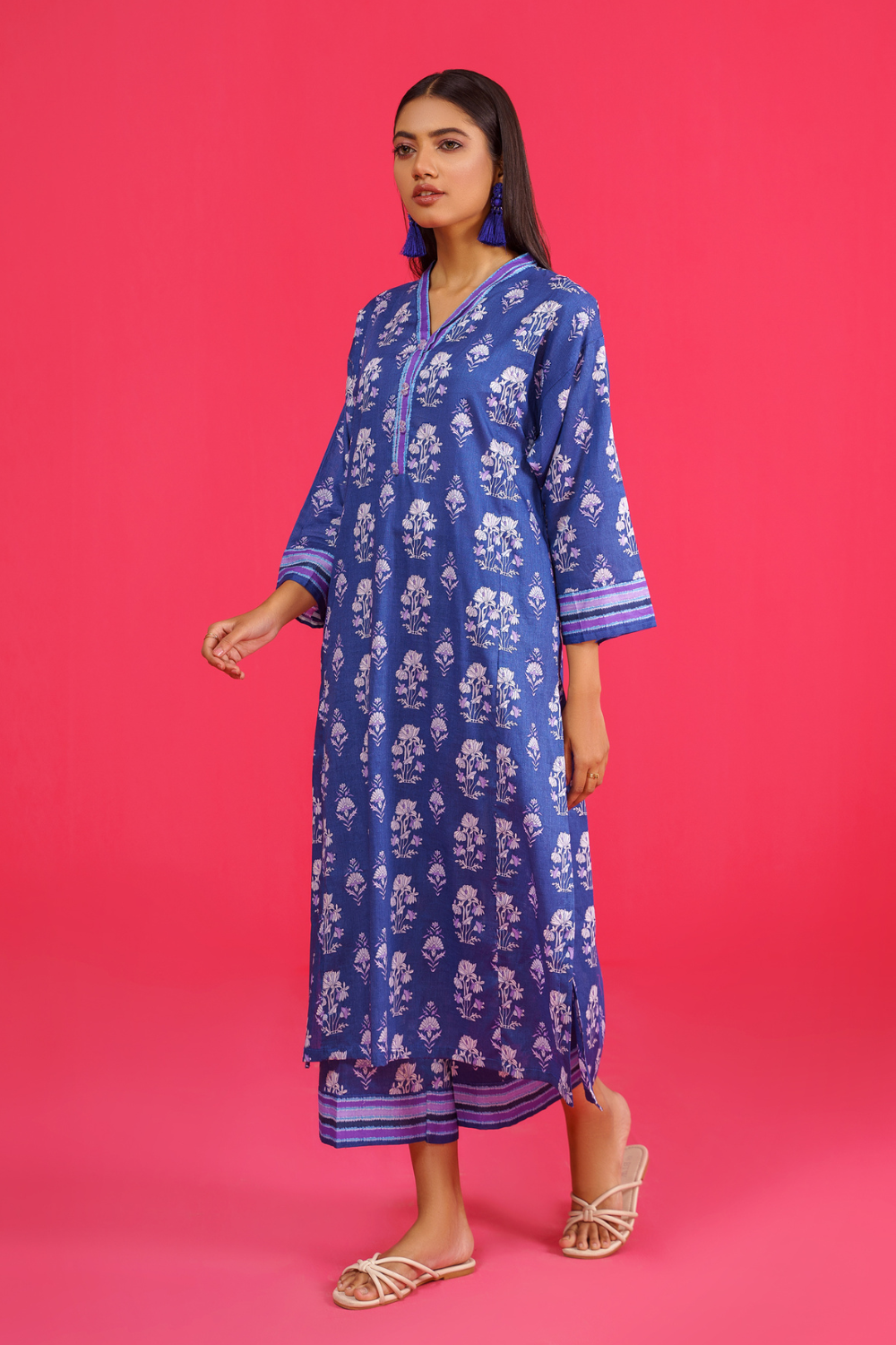 2 PC Unstitched | Printed Lawn Shirt + Trouser