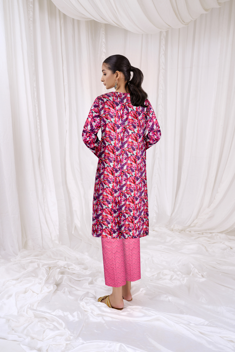 2 PC Unstitched | Printed Lawn Shirt + Trouser