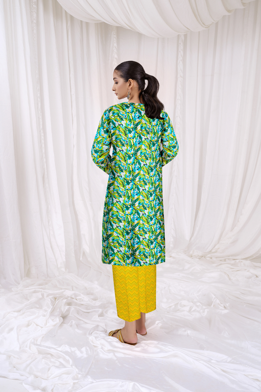 2 PC Unstitched | Printed Lawn Shirt + Trouser