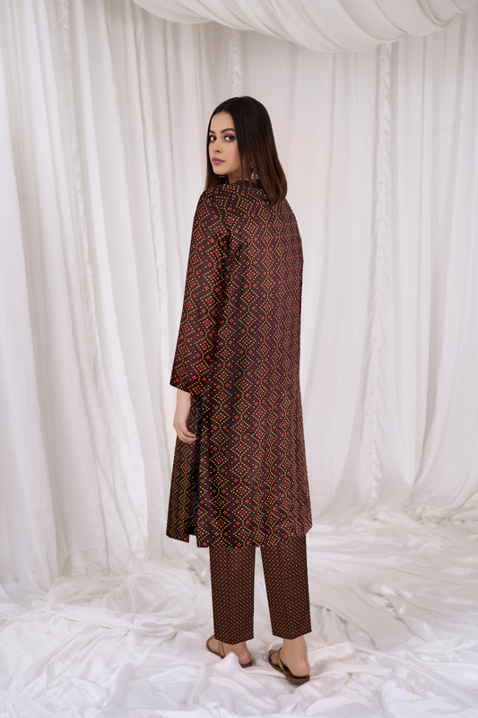 2 PC Unstitched | Printed Lawn Shirt + Trouser