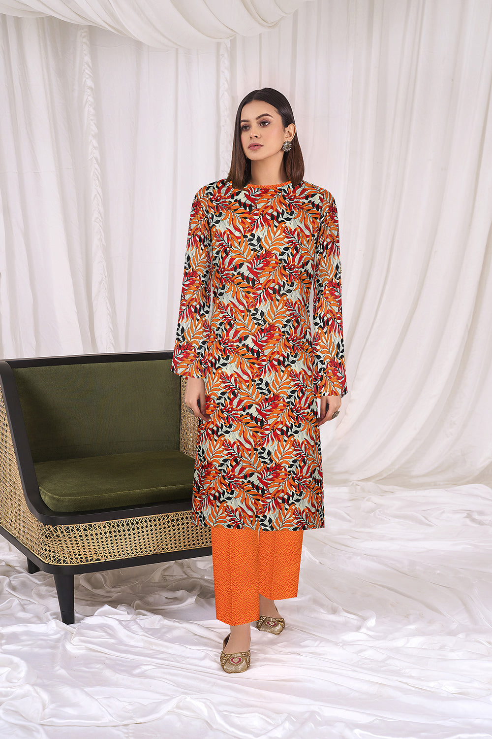 2 PC Unstitched | Printed Lawn Shirt + Trouser