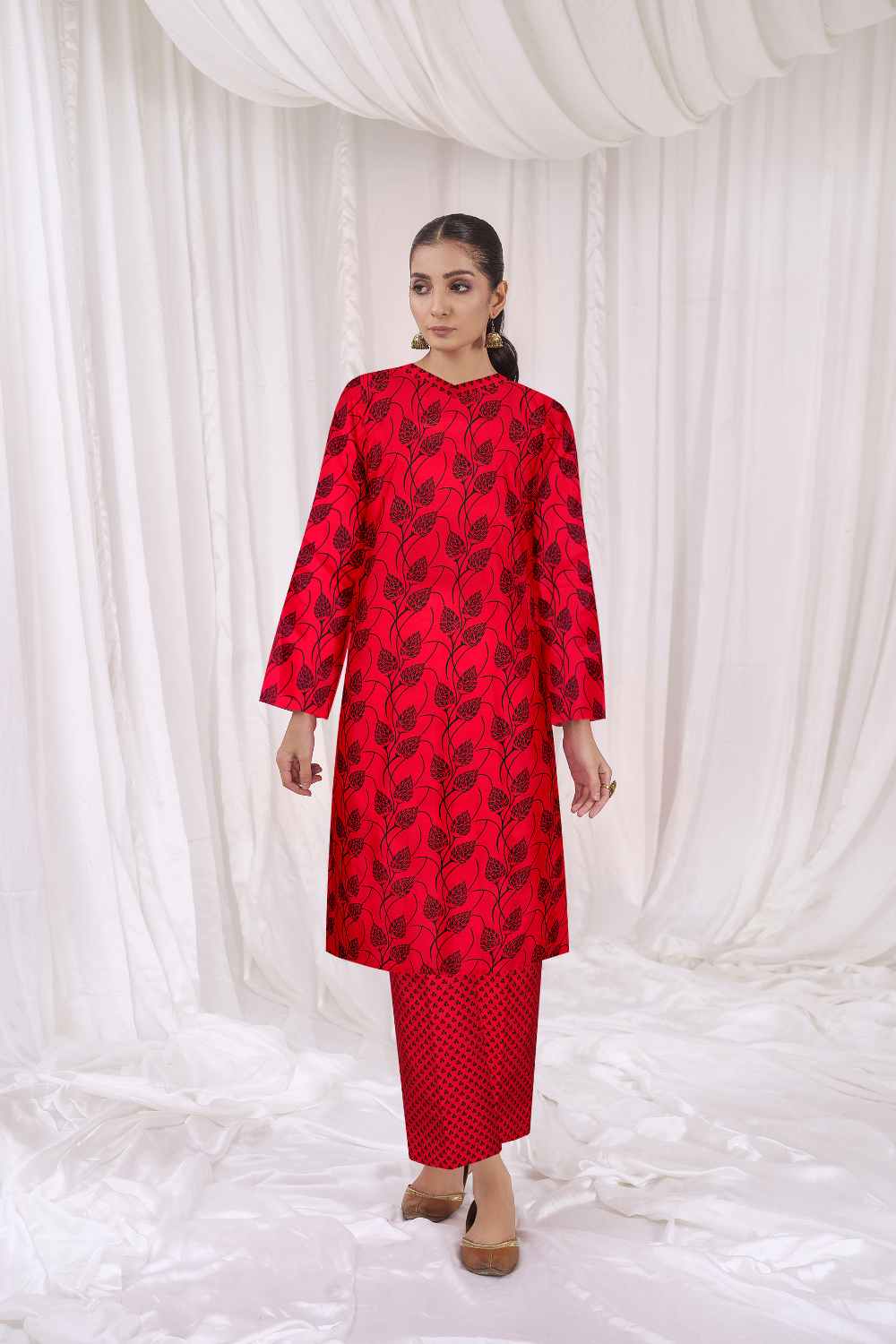 2 PC Unstitched | Printed Lawn Shirt + Trouser