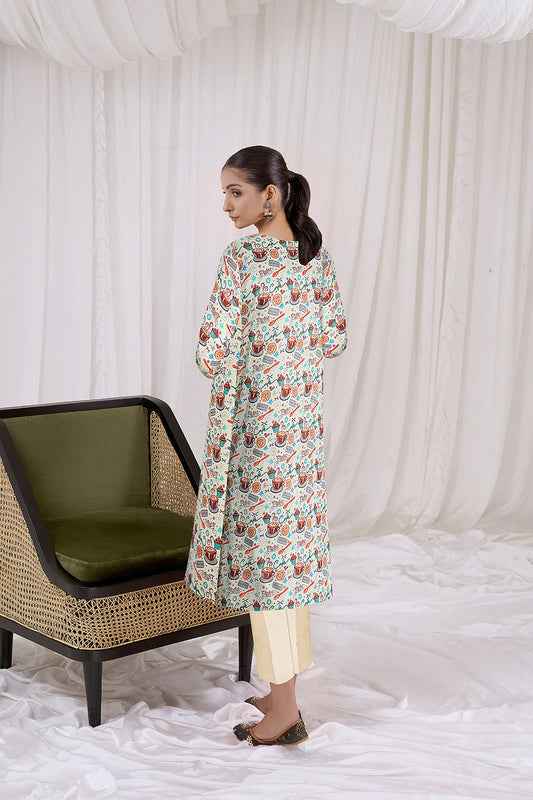 2 PC Unstitched | Printed Lawn Shirt + Trouser