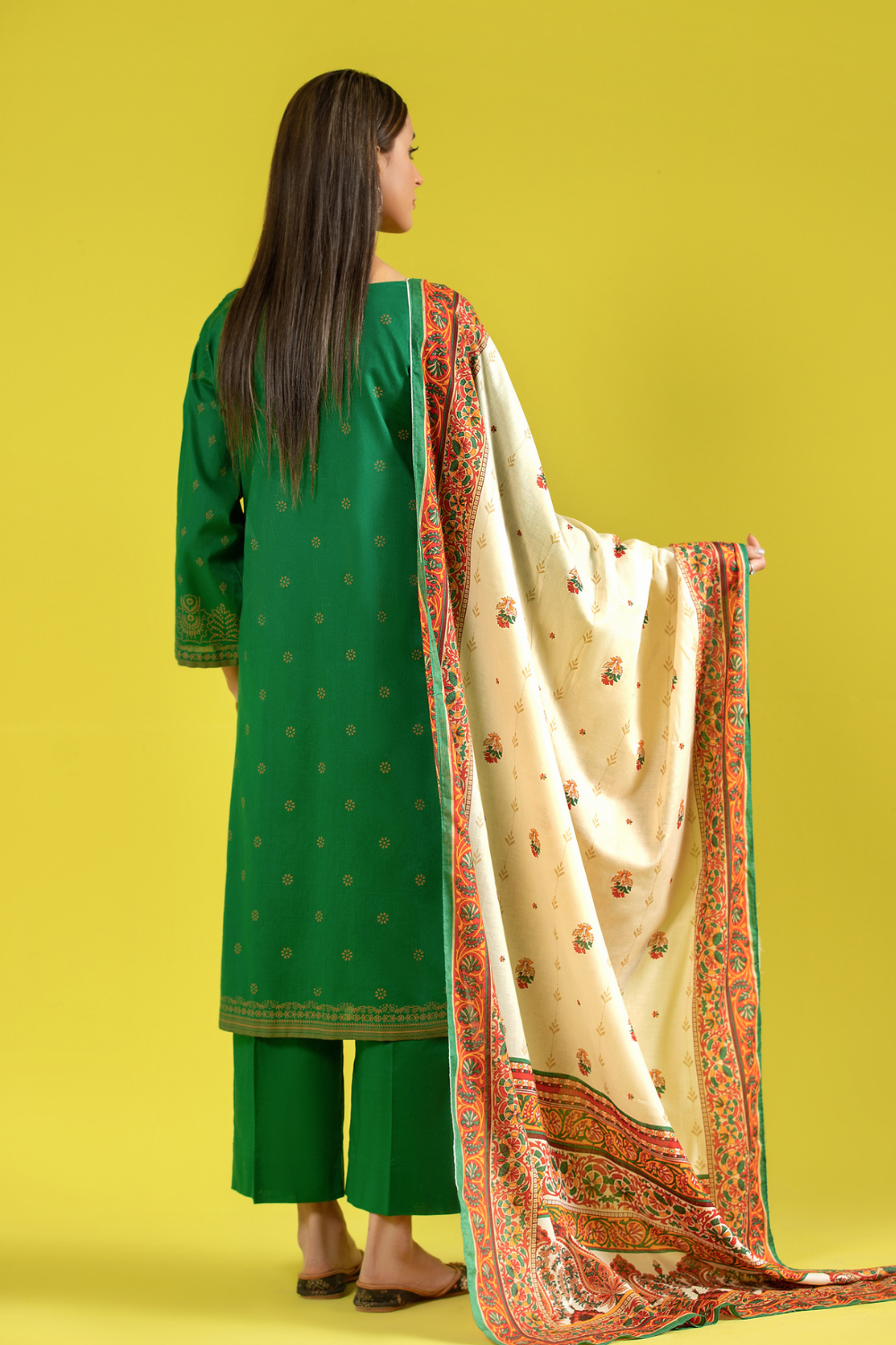3 PC Unstitched | Printed Lawn Suit