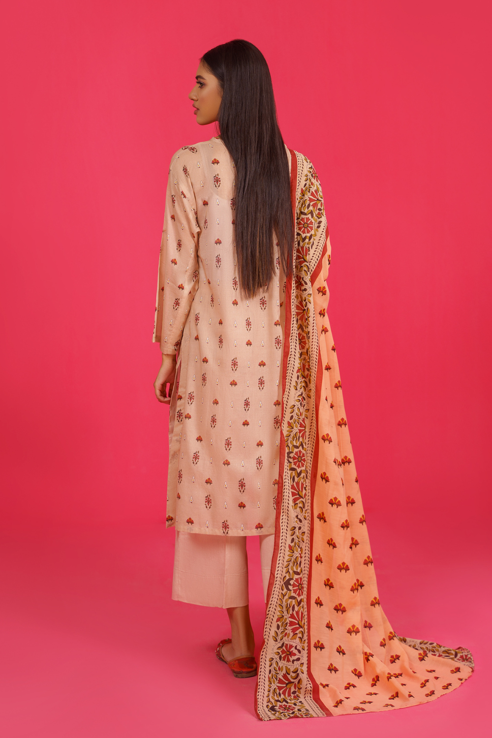 3 PC Unstitched | Printed Lawn Suit