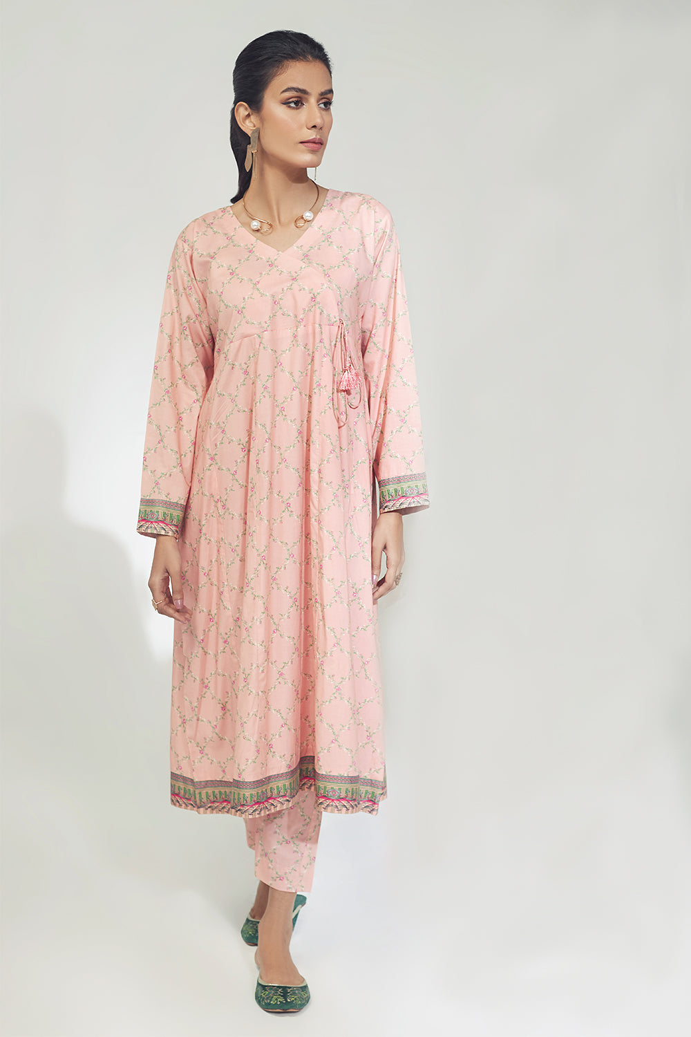 2 PC Stitched | Printed Shirt  + Trouser