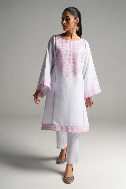 2 PC Stitched | Cotton Embroidered Shirt + Trouser