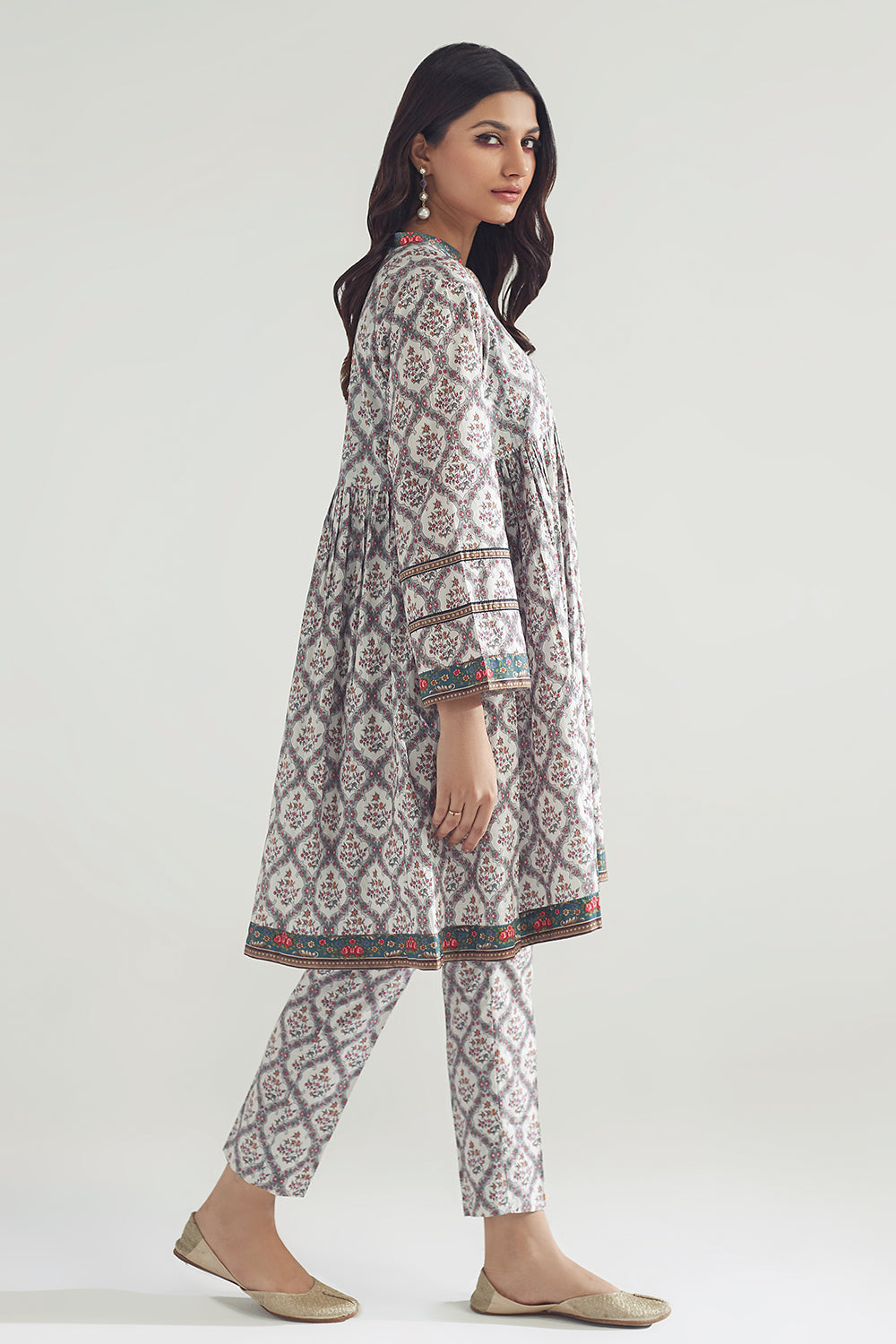 2 PC Stitched | Printed Shirt  + Trouser