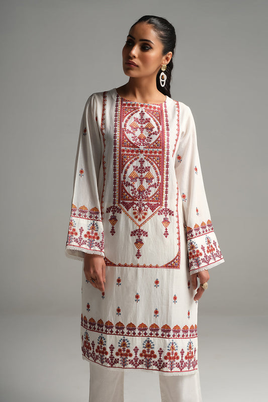 1 PC Stitched | Embroidered Lawn Shirt