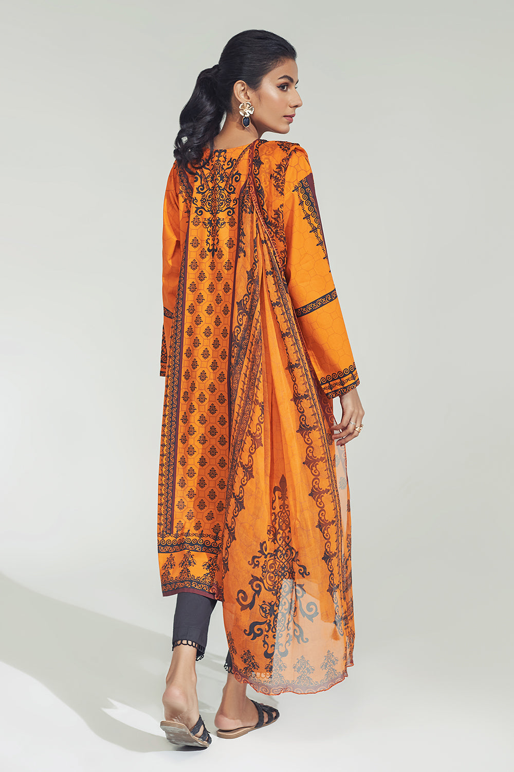 2 PC Stitched | Printed Shirt  + Dupatta