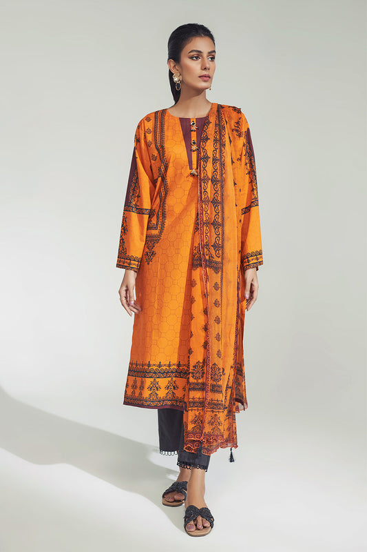 2 PC Stitched | Printed Shirt  + Dupatta