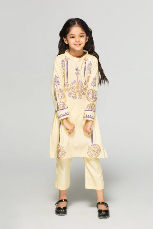 2 PC Stitched | Embroided Shirt + Trouser