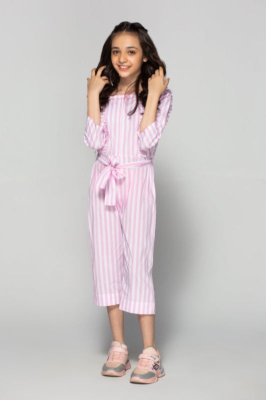 2 PC Stitched | Silk Stitched Jump Suit