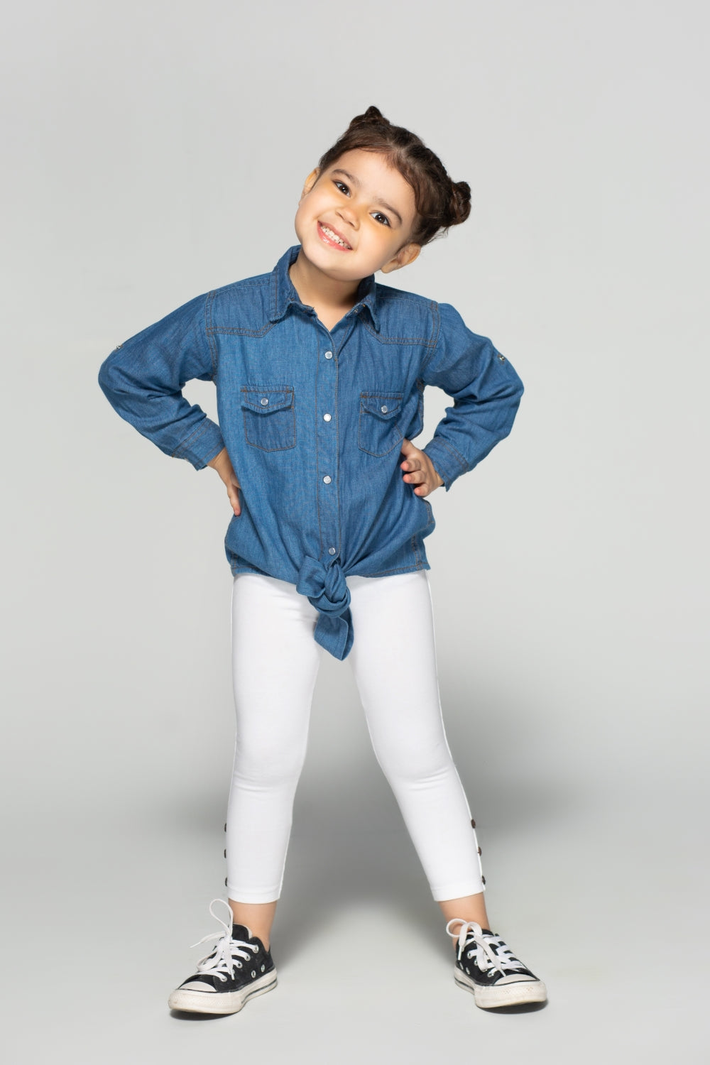 1 PC Stitched | Demin Shirt