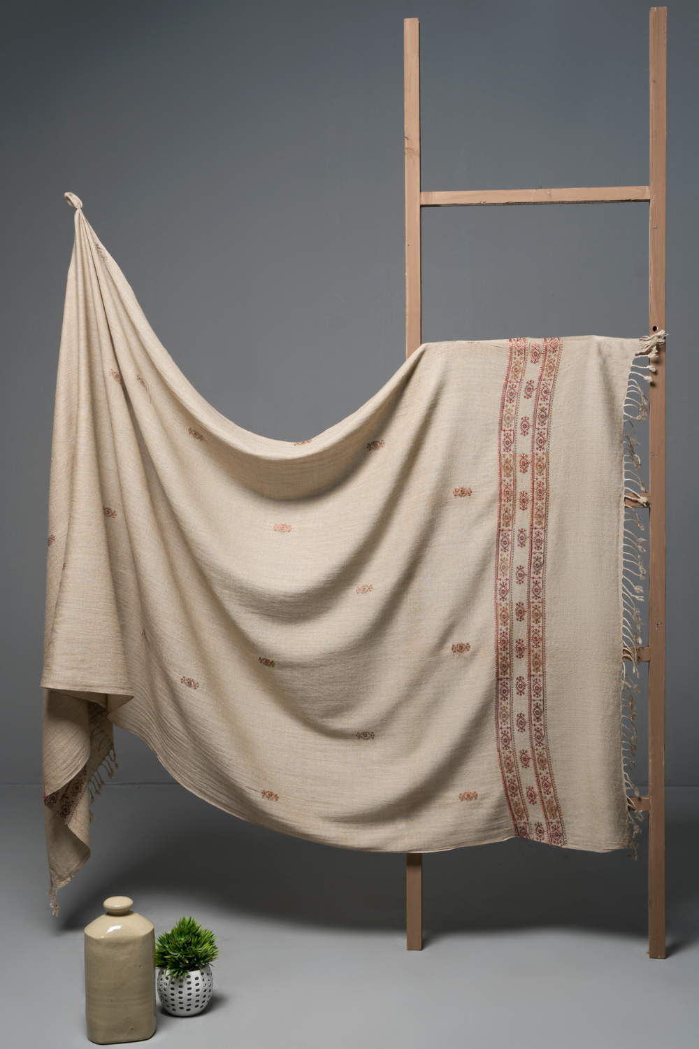 Woollen Embroidered Shawl