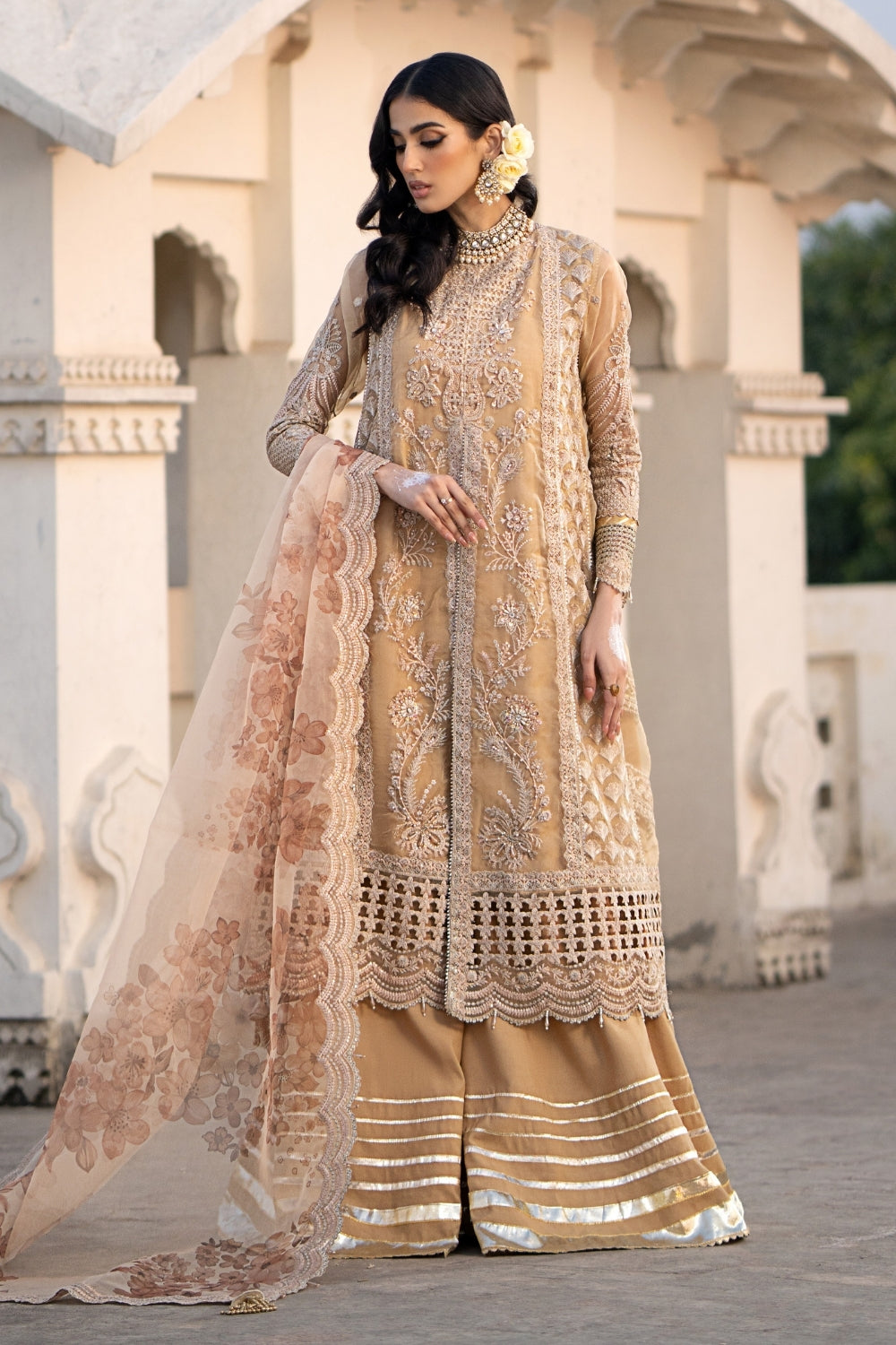 Khusbo 3PC Unstitched | Embroidered Luxury Formal Dress